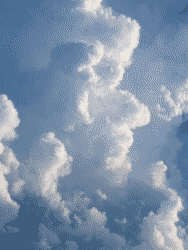 lightly dithered images of clouds
